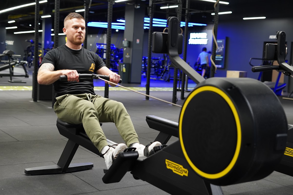 Séance d'entraînement cardio à la salle